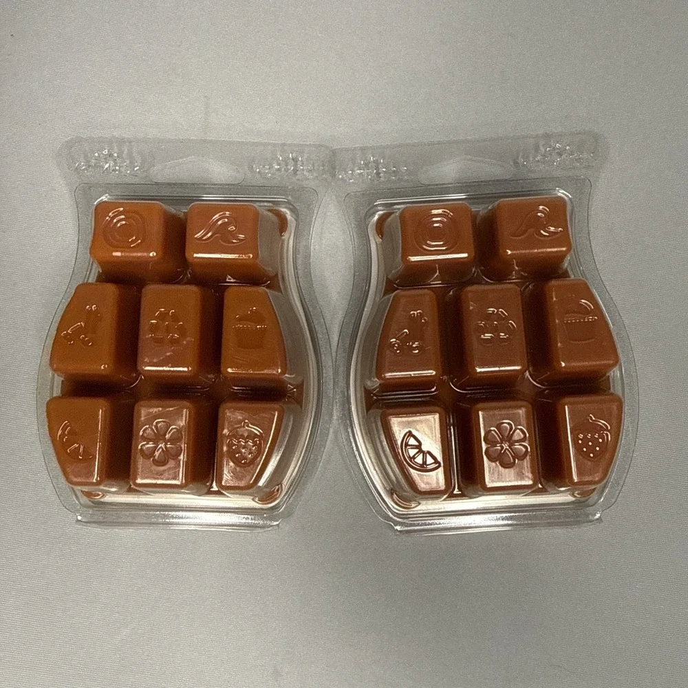 Scentsy Wax Bars Vanilla Chestnut ~ Discontinued ~ 2 Pack NEW